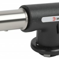 Горелка газовая ЭРА GB-02P с пьезоподжигом установка на баллон