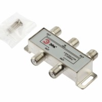 Делитель ТВ ЭРА D-F-03 4 ответвления под F разъём 5-1000 МГц