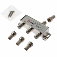 Делитель ТВ ЭРА D-F-05 3 ответвления под F разъём в комплекте 4 F разъёма 5-1000 МГц