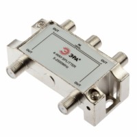 Делитель ТВ ЭРА D-F-SAT-04 4 ответвления под F разъём 5-2500 МГц