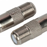 Переходник ЭРА Simple RS-A01-1 гнездо F-штекер ТВ