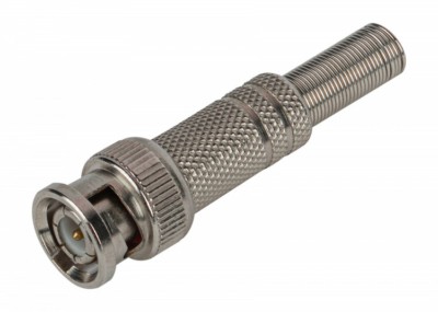 Разъем ЭРА R-BNC01 штекер BNC под винт с пружиной металл