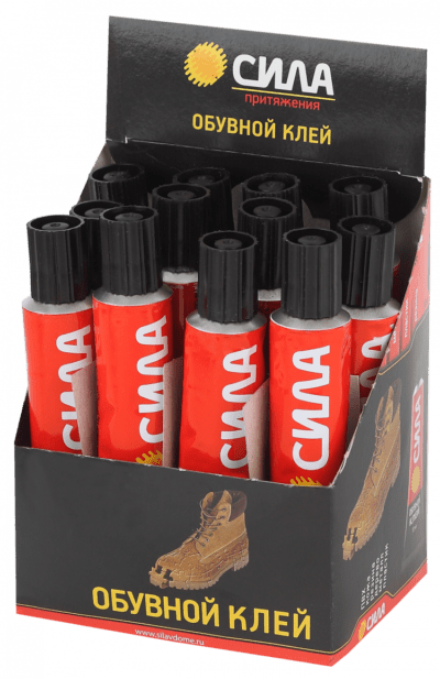 Клей СИЛА SSTB-30 обувной 30 мл туба ШБ-12 шт