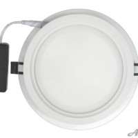 Светильник ДВО 30Вт 4000К стекло круглый встраиваемый d240 п.д.205 Aktiv Electro GL-B30-1