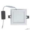 Светильник ДВО 9Вт 4000К квадратный встраиваемый 120×120 п.р.95×95 Aktiv Electro GL-B09-2