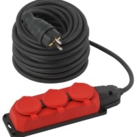 Удлинитель силовой UK-3e-3×1.5-30m-IP44(KG) с/з 3-м каучук 30м КГ 3х1.5кв.мм IP44 Эра Б0057582