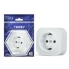 Розетка 1-м ОП Frea 16А IP20 250В с заземл. АБС-пластик бел. Tokov Electric TKE-FR-R1Z-C01
