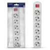 Колодка удлинителя 6-м 16А с/з с/з АБС-пластик бел. Tokov Electric TKE-C01-KU6-ZV