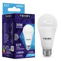 Лампа СДЛ 30Вт А70 6500К Е27 176-264В Tokov Electric TKE-A70-E27-30-6.5K