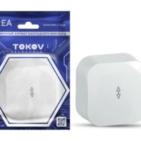 Переключатель 1-кл. ОП Frea 10А IP20 250В АБС-пластик бел. Tokov Electric TKE-FR-P1-C01