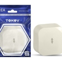 Переключатель 1-кл. ОП Frea 10А IP20 250В АБС-пластик беж. Tokov Electric TKE-FR-P1-C02
