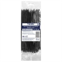 Хомут кабельный нейлоновый черн. 2.5х150 уп.100шт Tokov Electric TKE-HNS-2.5-150-B/100