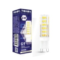 Лампа СДЛ 6Вт Capsule 3000К G9 220-240В Tokov Electric TKE-G9-6-3K