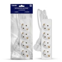 Удлинитель сетевой 4х3м с/з 16А 3х1 Tokov Electric TKE-C01-BU4-3-1-Z
