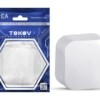 Выключатель 2кл. ОП Frea 10А IP20 250В АБС-пластик бел. Tokov Electric TKE-FR-V2-C01
