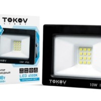 Прожектор светодиодный 10Вт 600лм 6500К IP65 черн. Tokov Light TKL-FL/LED-10-6.5K-IP65