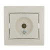 Розетка телевизионная оконечная ТВ СП Mira крем./крем. Lezard 701-0303-130