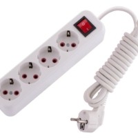 Удлинитель сетевой 4х3м с/з 16А IP20 Lila с выкл. Lezard 720-0403-402