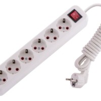 Удлинитель сетевой 6х3м с/з 16А IP20 Lila с выкл. Lezard 720-0603-602