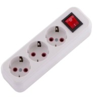 Колодка удлинителя 3-м с/з Lila с выкл. Lezard 720-0300-302