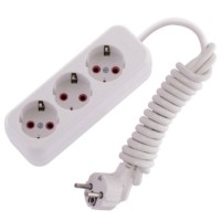 Удлинитель сетевой 3х2м с/з 16А IP20 Lila Lezard 720-0302-301