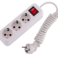 Удлинитель сетевой 3х2м с/з 16А IP20 Lila с выкл. Lezard 720-0302-302