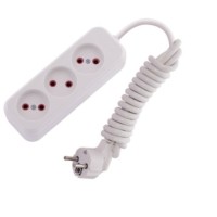 Удлинитель сетевой 3х2м 10А IP20 Lila Lezard 720-0302-303