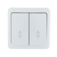 Переключатель 2кл. ОП проходной 2п Viola 10А IP20 бел. Lezard 751-0200-106