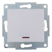 Выключатель 1кл. 1п СП Karina 10А IP20 с инд. механизм бел. Lezard 707-0288-111