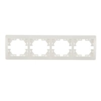 Рамка 4-м Mira гориз. бел. Lezard 701-0200-149