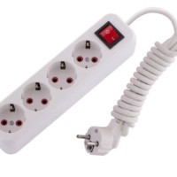 Удлинитель сетевой 4х2м с/з 16А IP20 Lila с выкл. Lezard 720-0402-402