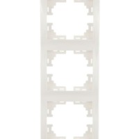 Рамка 3-м Mira верт. бел. Lezard 701-0200-153