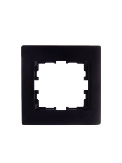 Рамка 1-м Karina гориз. черн. бархат Lezard 707-4200-146
