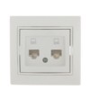 Розетка ПК 2-м СП Mira RJ45 бел./бел. Lezard 701-0202-141