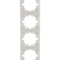 Рамка 4-м Mira верт. бел. Lezard 701-0200-154