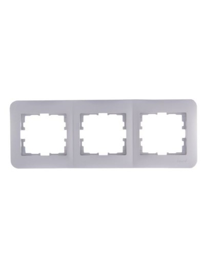 Рамка 3-м Karina Life гориз. жемчуж./бел. перламутр Lezard 708-3000-148