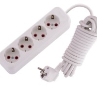 Удлинитель сетевой 4х5м с/з 16А IP20 Lila Lezard 720-0405-401