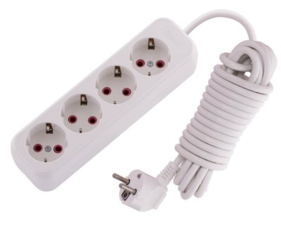 Удлинитель сетевой 4х5м с/з 16А IP20 Lila Lezard 720-0405-401