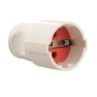 Розетка штепсельная Accessories с/з бел. Lezard 715-0701-607