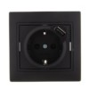 Розетка 1-м СП Mira 16А с/з + USB черн. бархат Lezard 701-4242-181