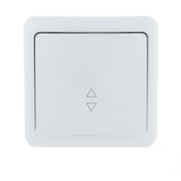 Переключатель 1кл. ОП проходной 1п Viola 10А IP20 бел. Lezard 751-0200-105