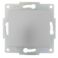 Выключатель 1кл. 1п СП Karina 10А IP20 механизм матов. серебр. Lezard 707-4388-100