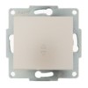 Переключатель 1кл. СП проходной механизм 1п Karina 10А IP20 жемчуж./бел. перламутр. Lezard 707-3088-105