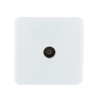 Розетка телевизионная оконечная ТВ 1-м ОП Viola бел. Lezard 751-0200-130