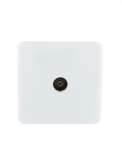 Розетка телевизионная оконечная ТВ 1-м ОП Viola бел. Lezard 751-0200-130