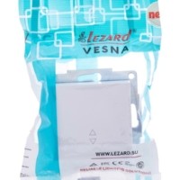 Переключатель 1кл. СП проходной Vesna механизм бел. Lezard 742-0288-105