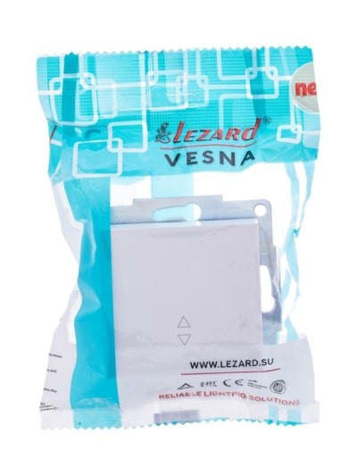 Переключатель 1кл. СП проходной Vesna механизм бел. Lezard 742-0288-105