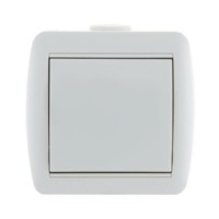 Выключатель 1кл. ОП Nata 10А IP20 бел. Lezard 710-0200-100