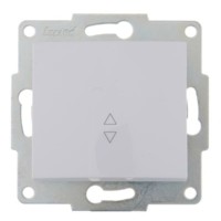 Переключатель 1кл. СП проходной механизм 1п Karina 10А IP20 бел. Lezard 707-0288-105