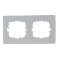 Рамка 2-м Karina гориз. бел. Lezard 707-0200-147